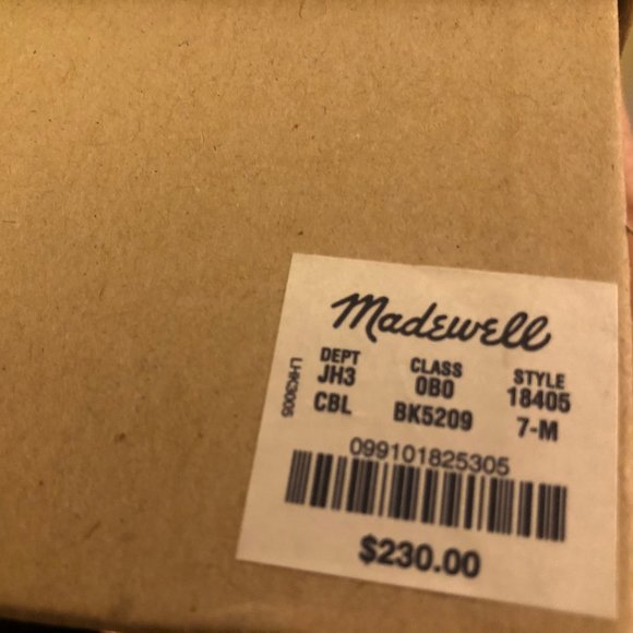 MADEWELL 1937 Biker Moto Boot Black Leather Pull On Ankle Strap Womens 7 - Picture 14 of 16